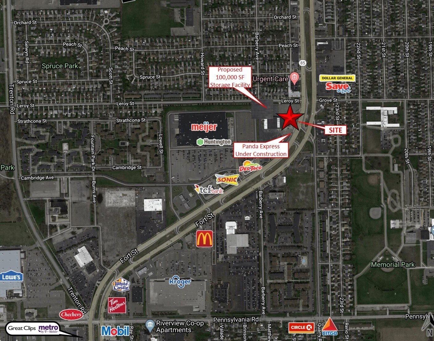 16100 Fort St, Southgate, MI for sale Building Photo- Image 1 of 1