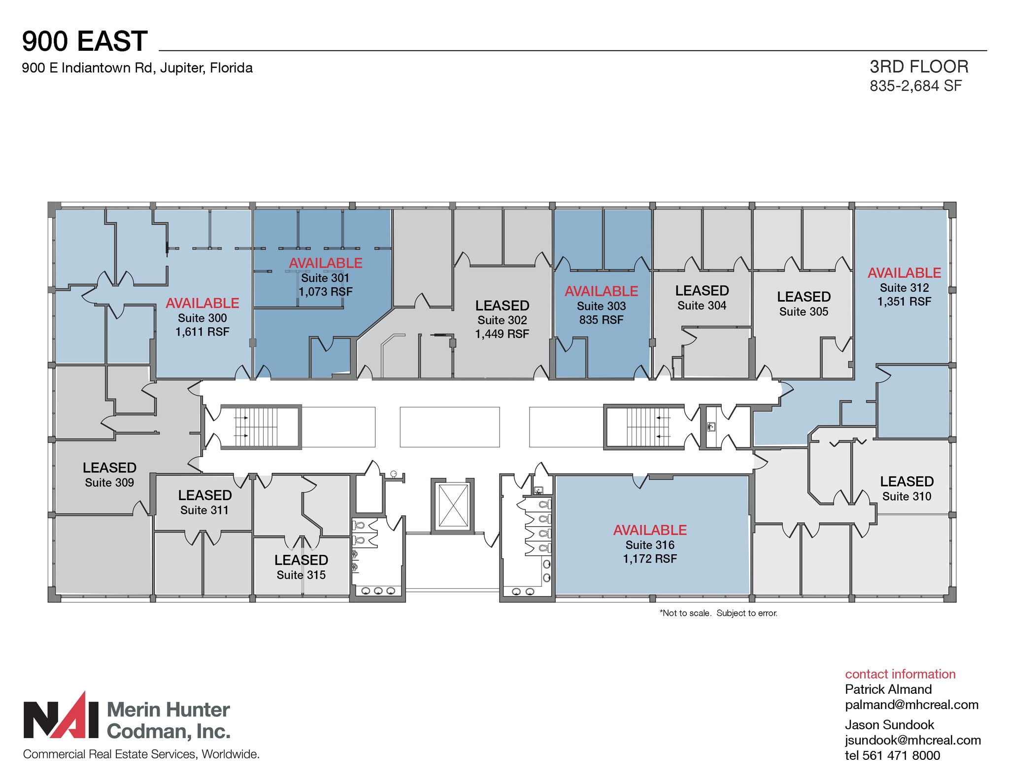 900 E Indiantown Rd, Jupiter, FL for lease Floor Plan- Image 1 of 5