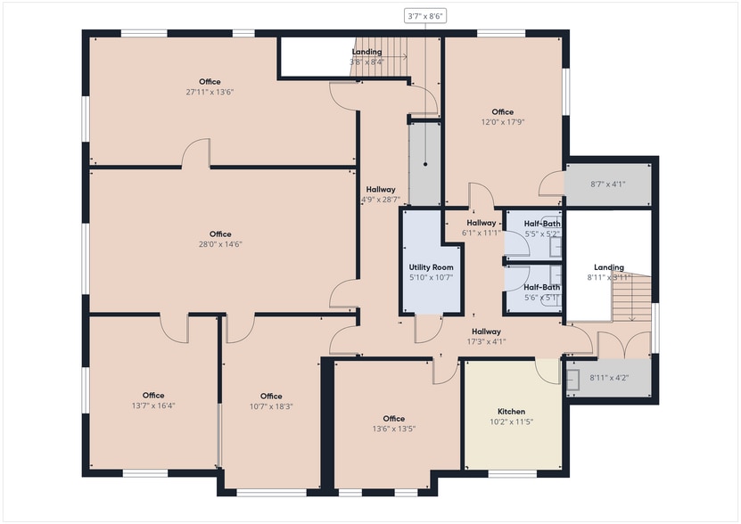 804 Roundabout, West Dundee, IL for lease - Floor Plan - Image 2 of 9