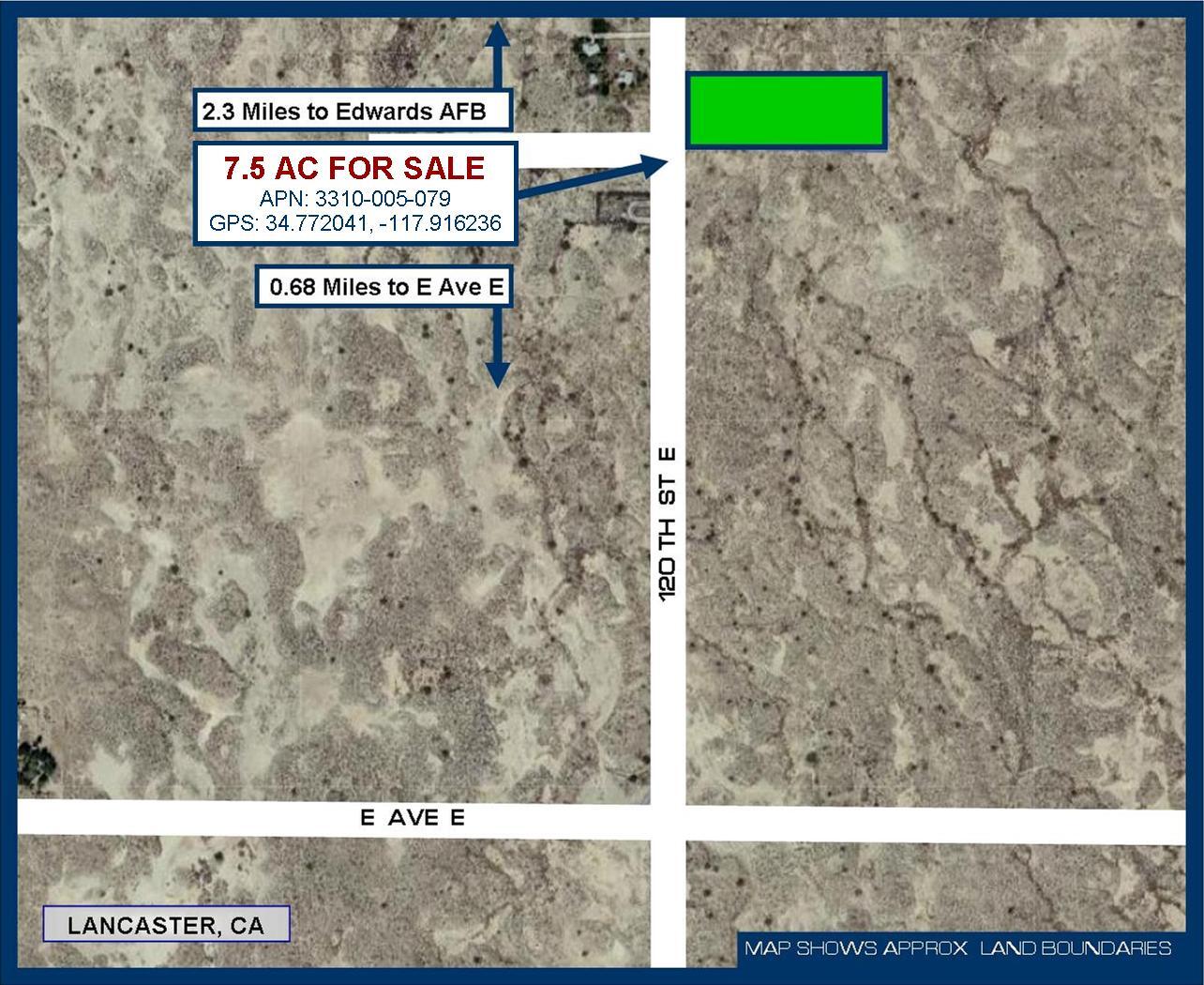 120th St, Lancaster, CA for sale Aerial- Image 1 of 1