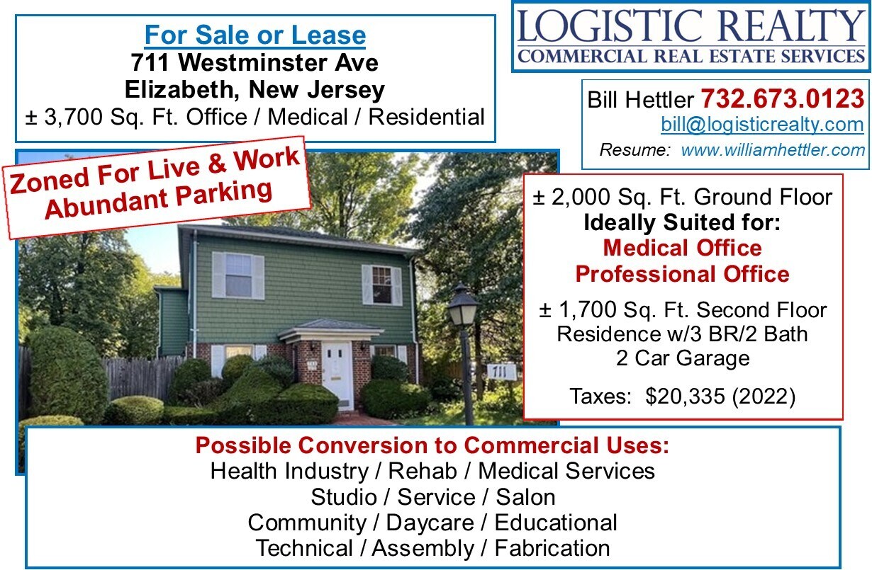 711 Westminster Ave, Elizabeth, NJ for sale Building Photo- Image 1 of 1