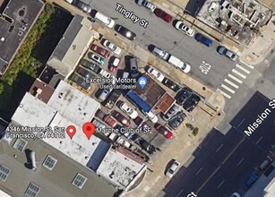 9 Tingley St, San Francisco, CA - aerial  map view