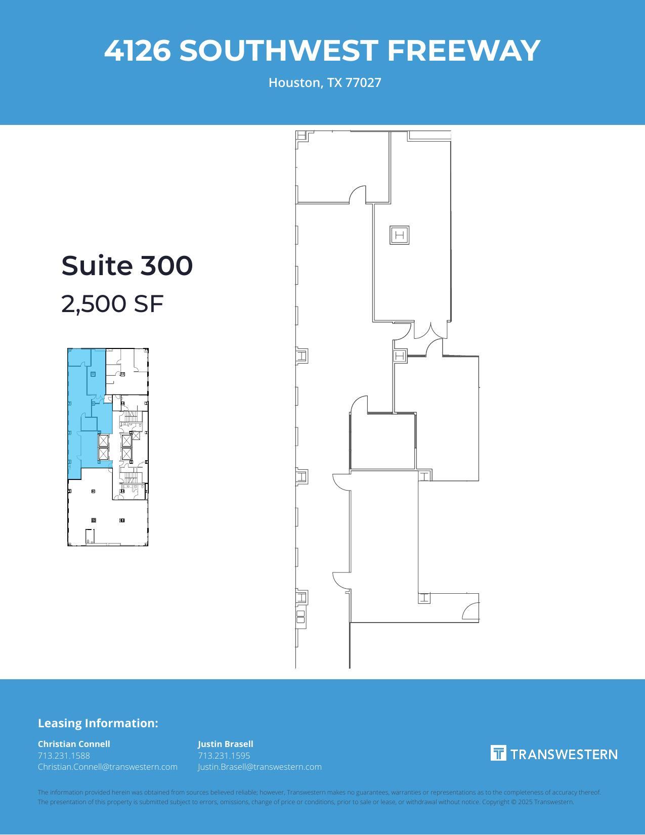 4126 Southwest Fwy, Houston, TX for lease Floor Plan- Image 1 of 1