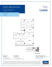 5433 Westheimer Rd, Houston, TX for lease Floor Plan- Image 1 of 1