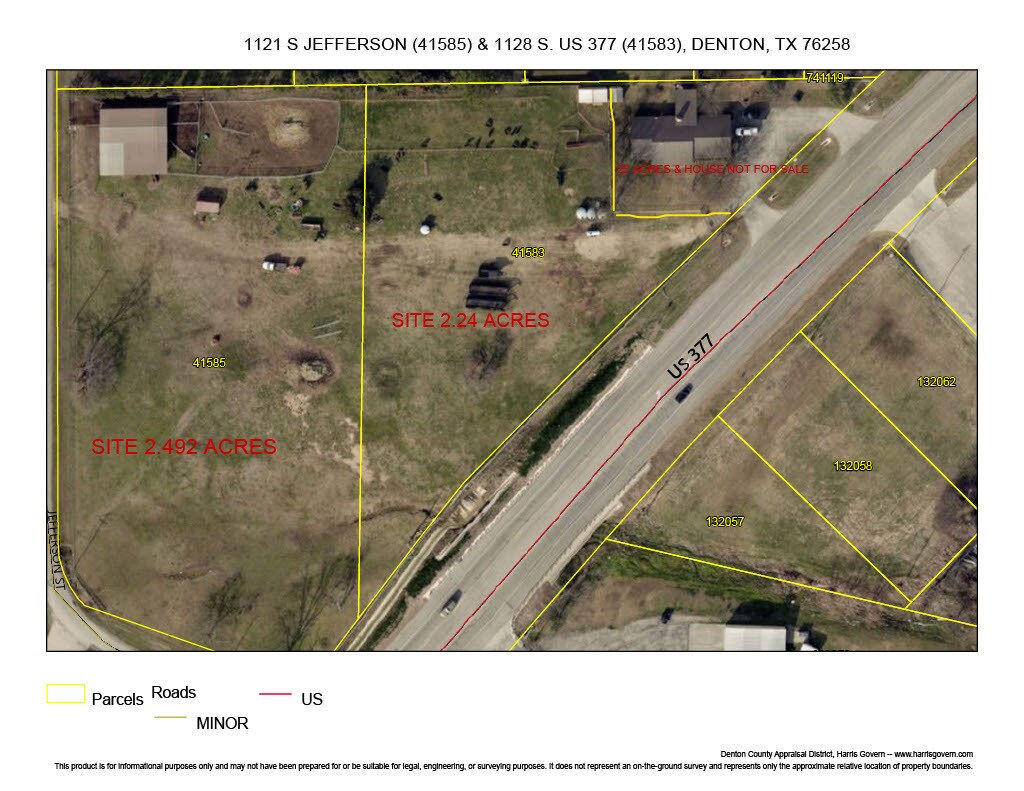 1128 US 377, Pilot Point, TX for sale Plat Map- Image 1 of 1