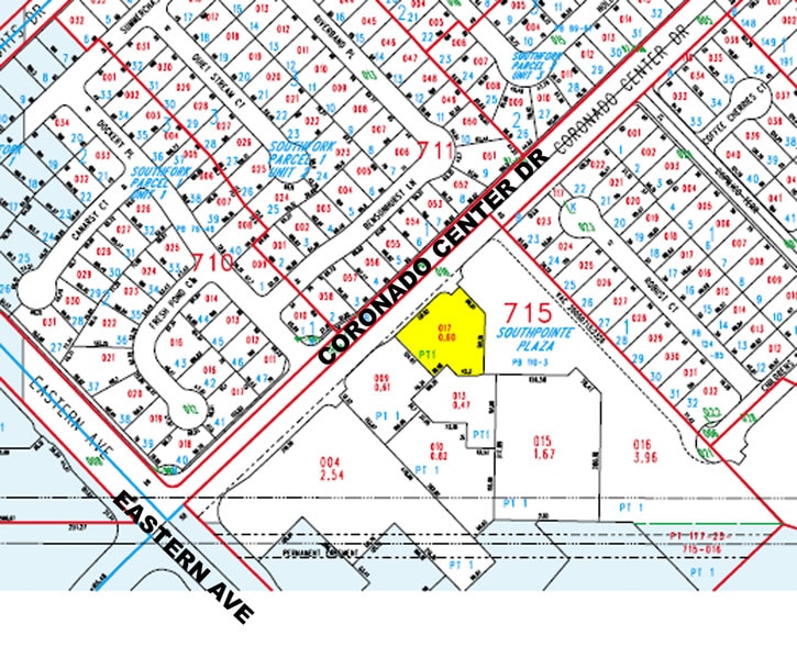 750 Coronado Center Dr, Henderson, NV for lease - Plat Map - Image 2 of 9