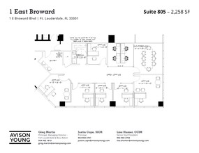 1 E Broward Blvd, Fort Lauderdale, FL for lease Site Plan- Image 1 of 1