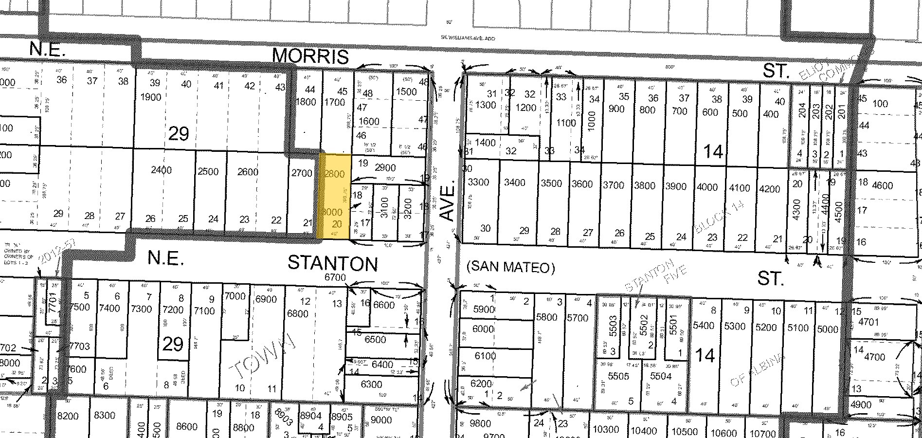 73 NE Stanton St, Portland, OR for sale Plat Map- Image 1 of 1