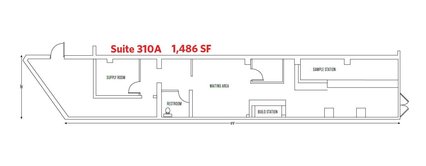 300 S Washington St, Falls Church, VA for lease Floor Plan- Image 1 of 1