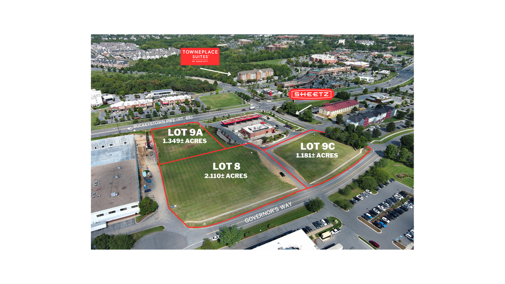 Buckeystown Pike, Frederick, MD for lease - Aerial - Image 1 of 3