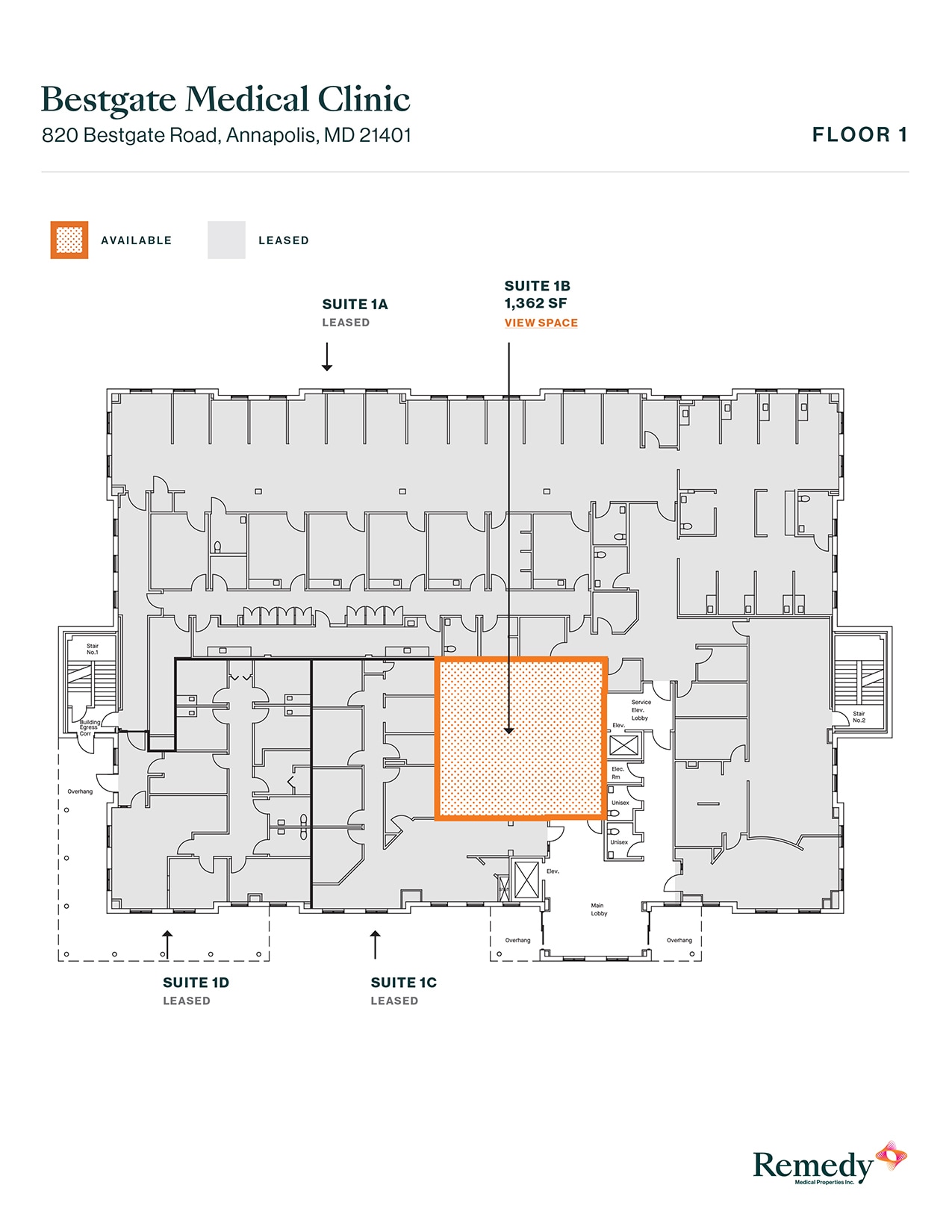 820 Bestgate Rd, Annapolis, MD for lease Floor Plan- Image 1 of 1