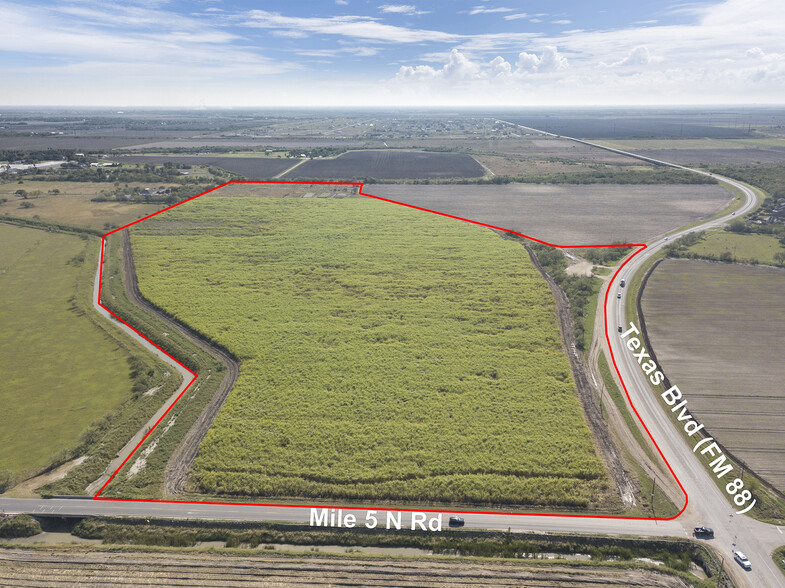 E Mile 5 N Road West of Texas Blvd, Weslaco, TX for sale - Aerial - Image 1 of 1