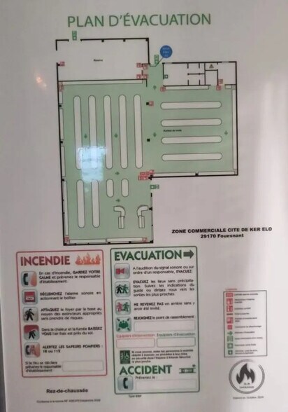 Retail in Fouesnant for lease - Site Plan - Image 2 of 2