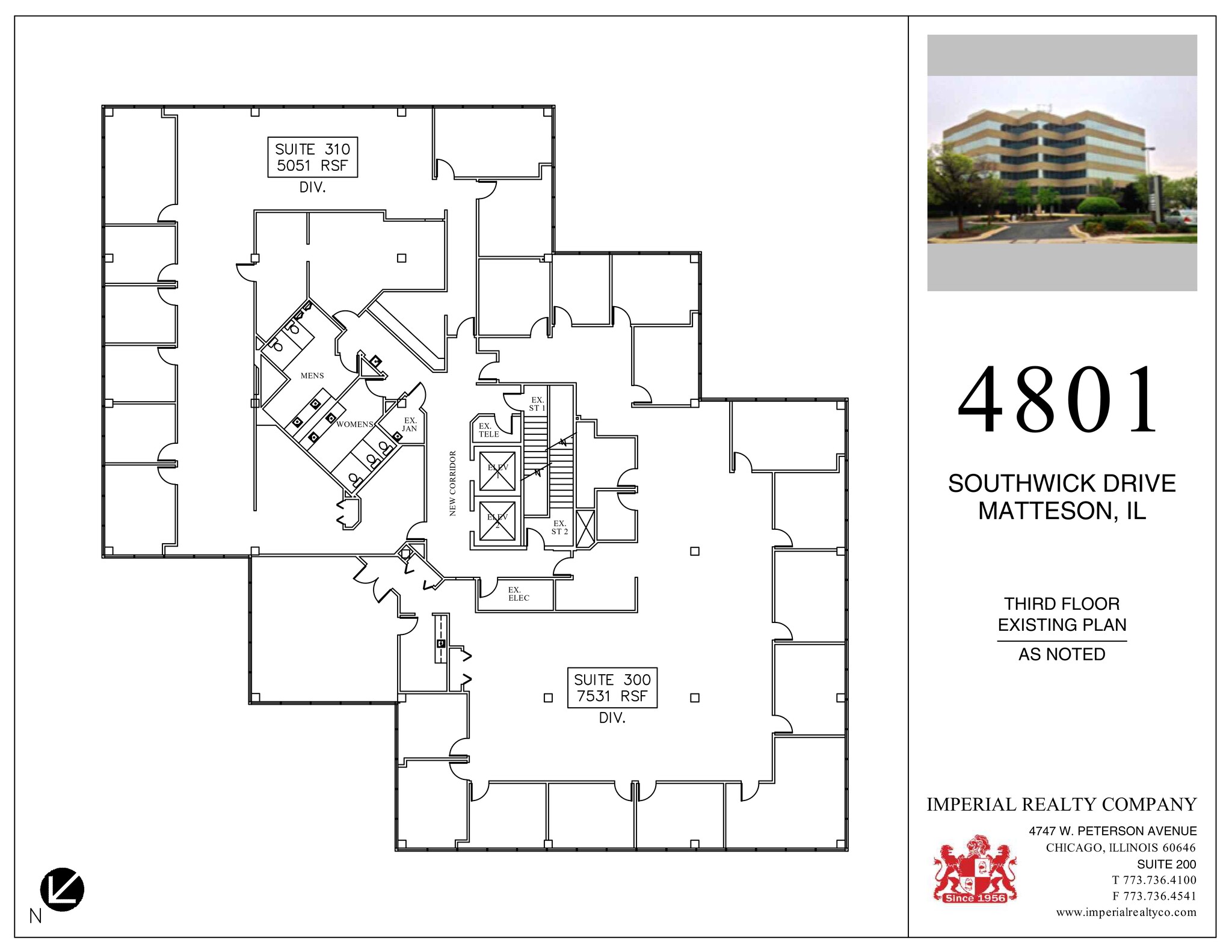 4801 Southwick Dr, Matteson, IL for lease Site Plan- Image 1 of 5