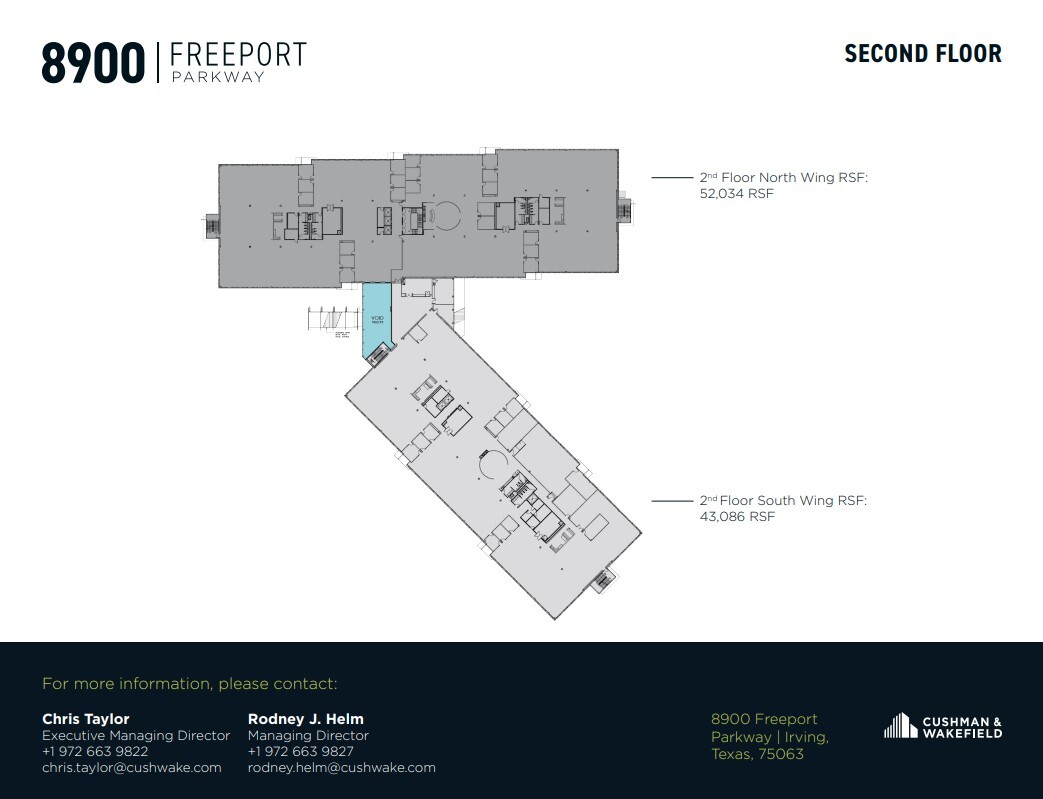 8900 Freeport Pky, Irving, TX for lease Floor Plan- Image 1 of 1