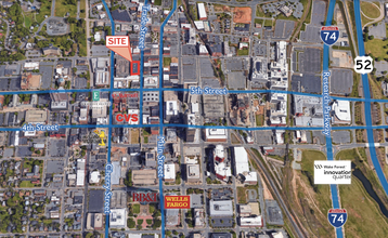 530 N Trade St, Winston-Salem, NC - aerial  map view - Image1