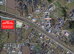 FM 1488 & FM 1774, Magnolia, TX - aerial  map view