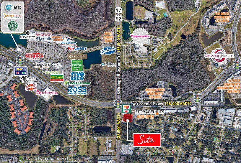 Sec Of Osceola Parkway & Orange Blossom Rd, Kissimmee, FL 34741 for