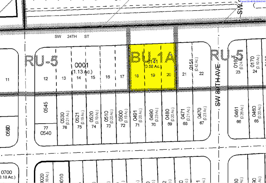 8922 SW 24th St, Miami, FL for lease - Plat Map - Image 2 of 5