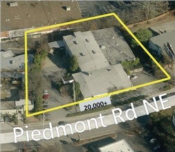 1919 Piedmont Rd NE, Atlanta, GA - AERIAL  map view