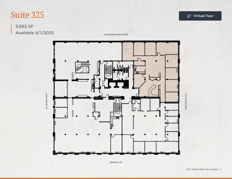 1201 Western Ave, Seattle, WA for lease Floor Plan- Image 1 of 1