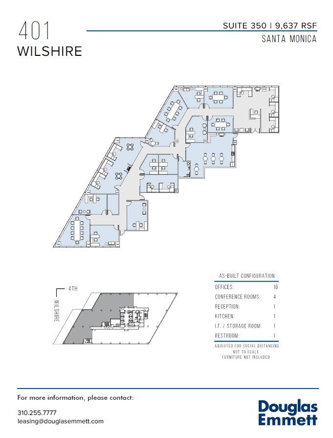 401 Wilshire Blvd, Santa Monica, CA for lease Floor Plan- Image 1 of 1