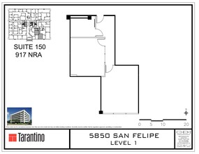 5850 San Felipe St, Houston, TX for lease Site Plan- Image 1 of 1