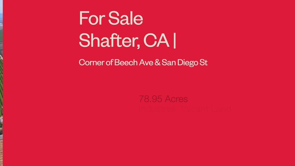 0 Beech Ave Ave, Shafter, CA for sale - Commercial Listing Video - Image 2 of 28