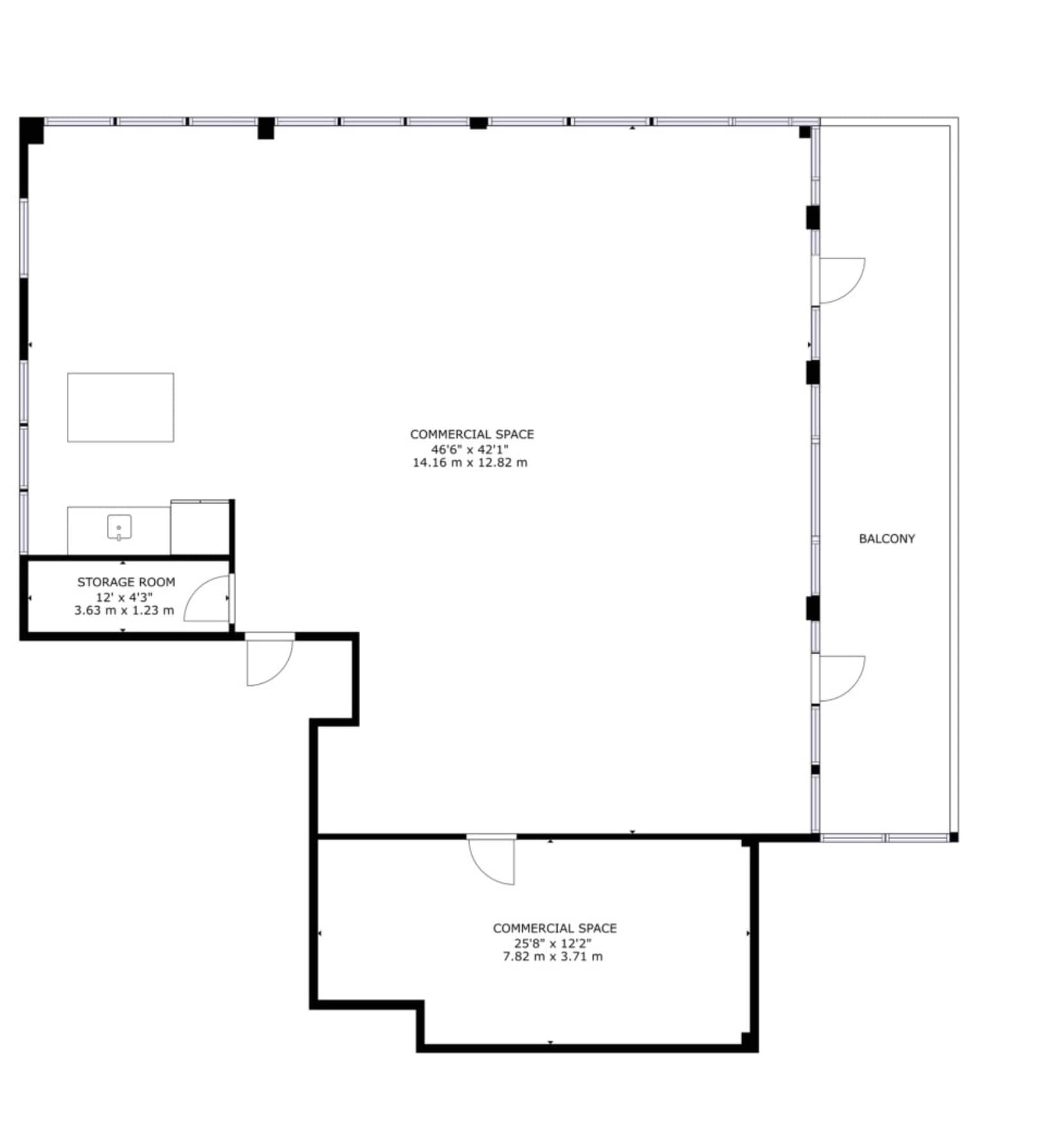 402 SW A St, Bentonville, AR for lease Floor Plan- Image 1 of 1