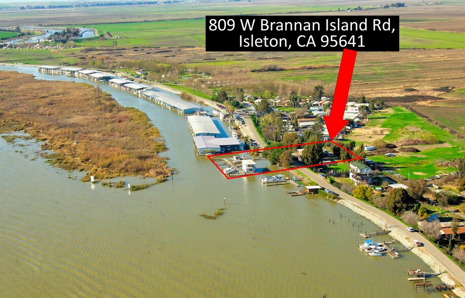 809 Brannan Island Rd, Isleton, CA for sale - Aerial - Image 1 of 1