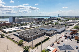 1400 Howard St, Detroit, MI - AERIAL  map view