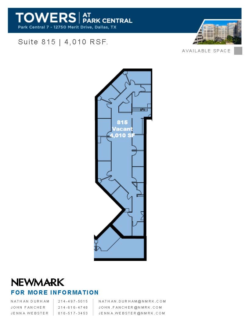 12750 Merit Dr, Dallas, TX for lease Floor Plan- Image 1 of 1