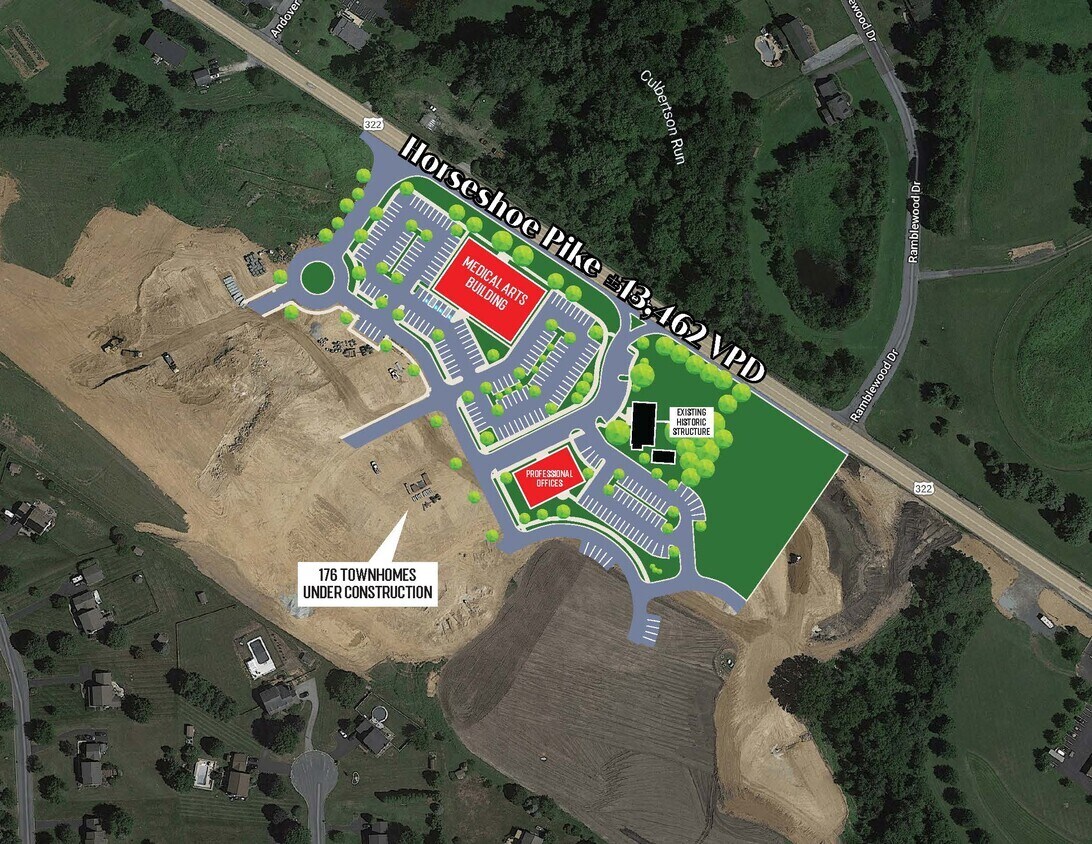 1548 Horse Shoe Pike, Glenmoore, PA for lease Building Photo- Image 1 of 3