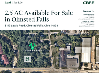 More details for 8152 Lewis Rd, Olmsted Falls, OH - Land for Sale