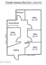 4025 W Chandler Blvd, Chandler, AZ for lease Floor Plan- Image 2 of 9
