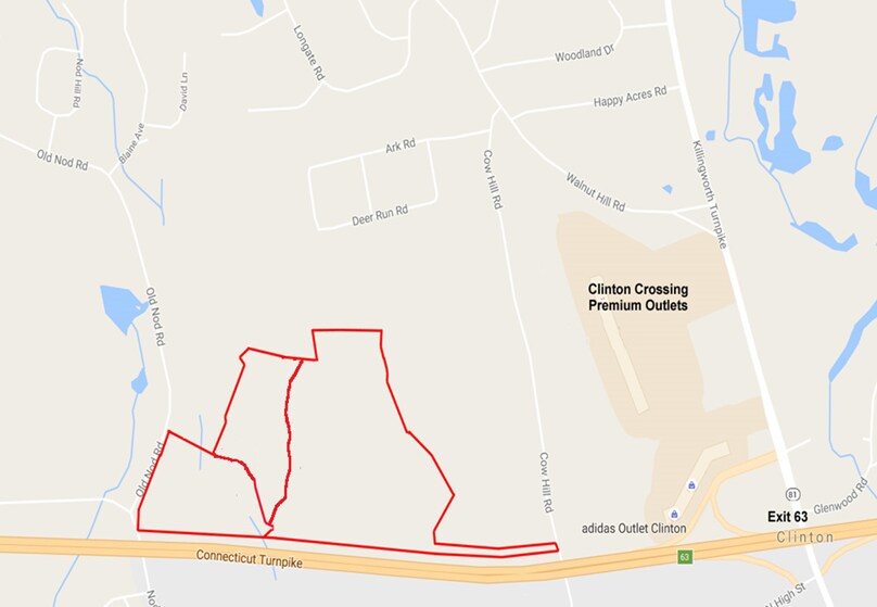 0 Nod Hill Rd & Cow Hill Rd, Clinton, CT 06413 64.7 Acres of