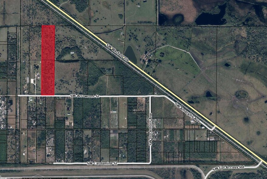 Unassigned Arrowroot Street, Indiantown, FL for sale - Aerial - Image 3 of 3