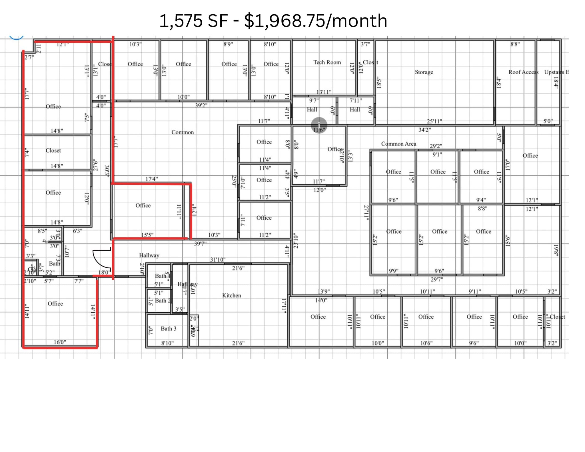 4400 Mangum Dr, Flowood, MS for lease Site Plan- Image 1 of 8