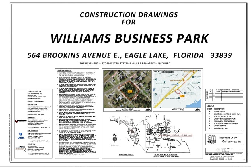 564 E Brookins Ave, Eagle Lake, FL for lease - Site Plan - Image 2 of 22