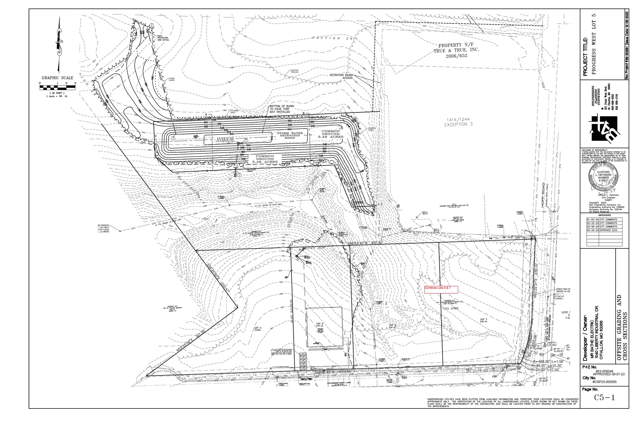 Lot 4 Progress West, O'Fallon, MO for sale Site Plan- Image 1 of 2