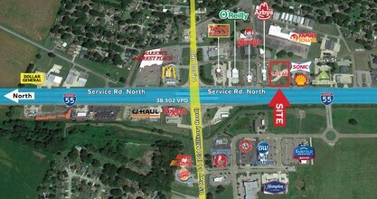 3260 I-55, Service, Marion, AR - aerial  map view