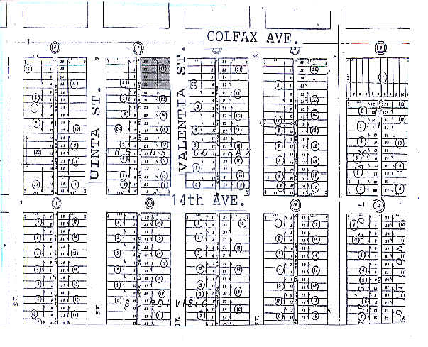 8282 E Colfax Ave, Denver, CO for sale - Plat Map - Image 2 of 6