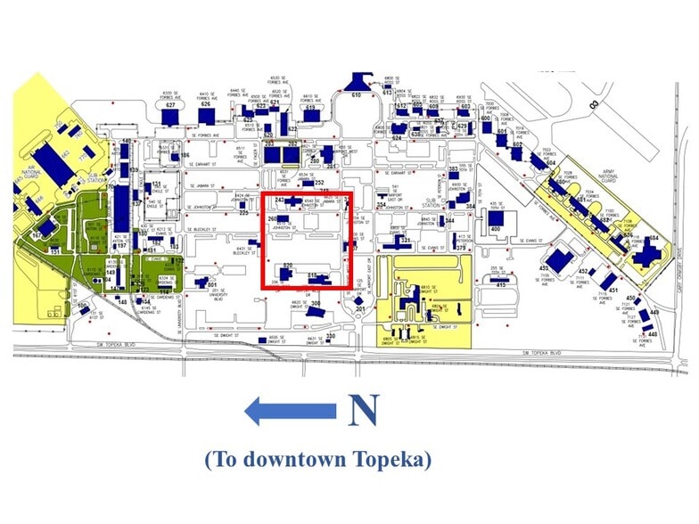 6510 SE Forbes Ave, Topeka, KS for lease - Aerial - Image 2 of 3