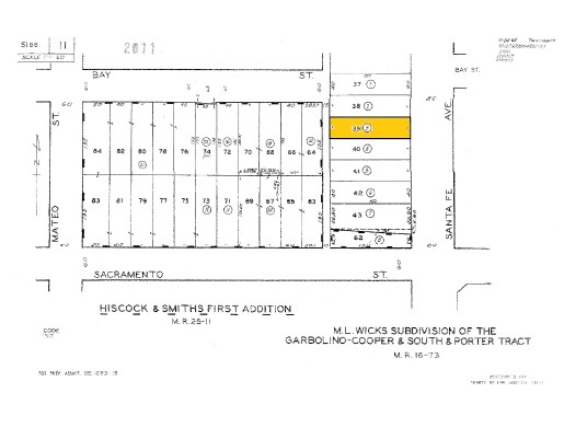 1007 S Santa Fe Ave, Los Angeles, CA for sale - Plat Map - Image 1 of 1