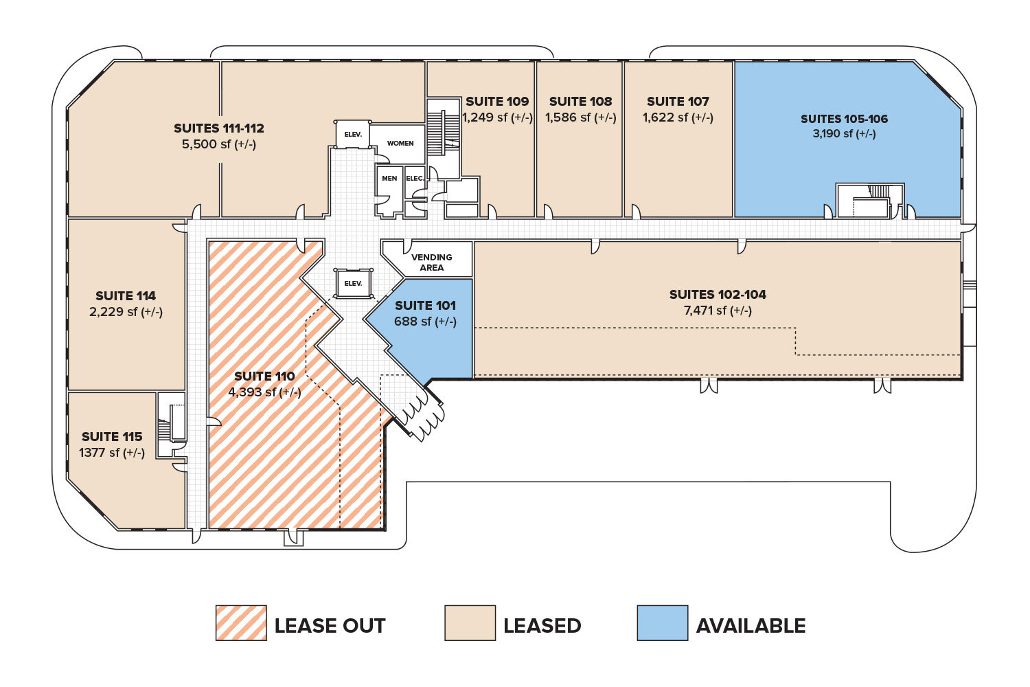 3219 Route 46, Parsippany, NJ for lease Floor Plan- Image 1 of 1