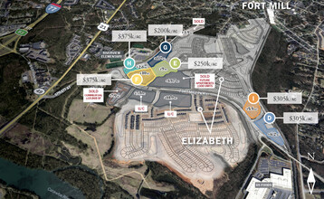 Fort Mill Pkwy, Fort Mill, SC - aerial  map view