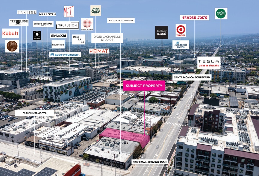 6910-6912 Santa Monica Blvd, Los Angeles, CA for sale - Aerial - Image 3 of 19