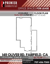 1411 Oliver Rd, Fairfield, CA for lease Floor Plan- Image 1 of 1