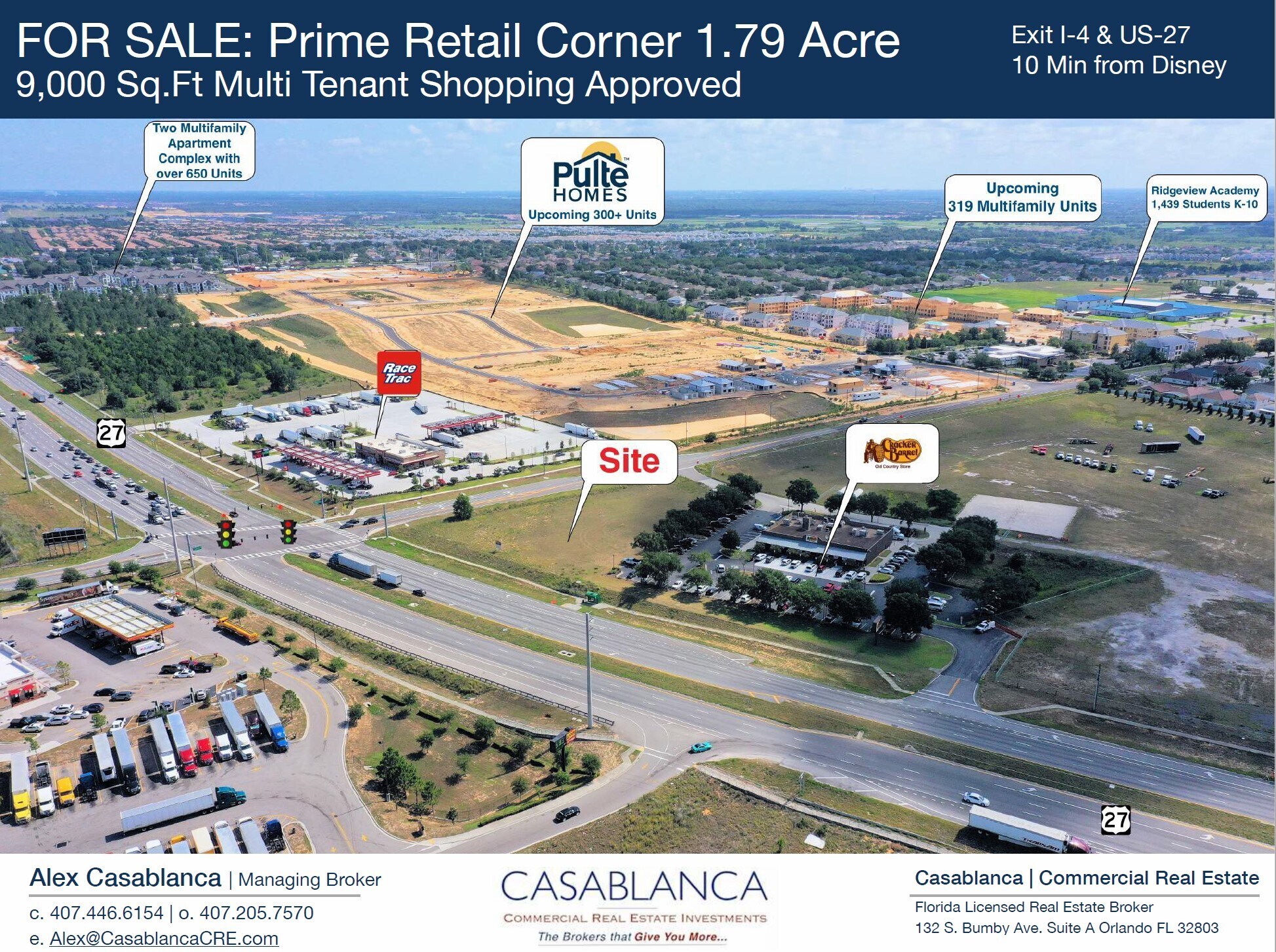 US Highway 27, Davenport, FL for sale Primary Photo- Image 1 of 1