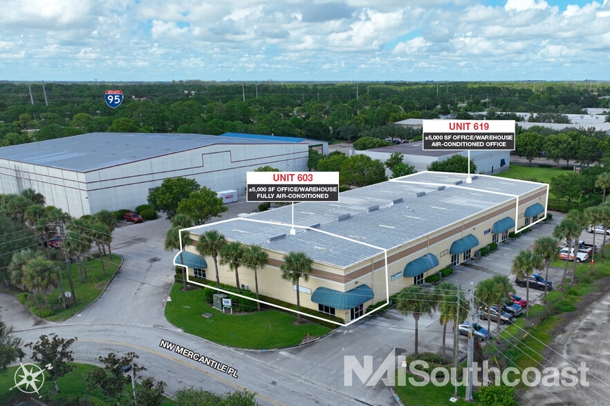 603-619 NW Mercantile Pl, Port Saint Lucie, FL for lease - Building Photo - Image 1 of 13